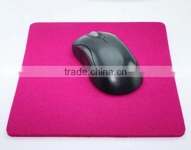 colorful shaped wool felt mouse pad