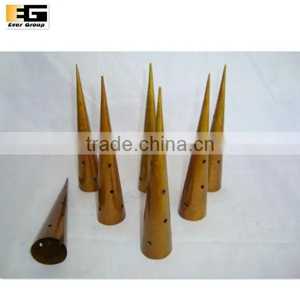 christ red metal cone for tealight