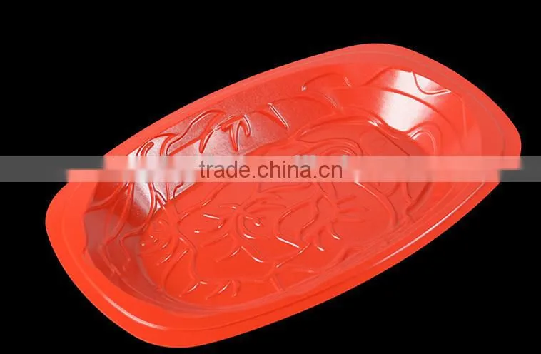 disposable square plate for BBQ,disposable square plate,color square plate