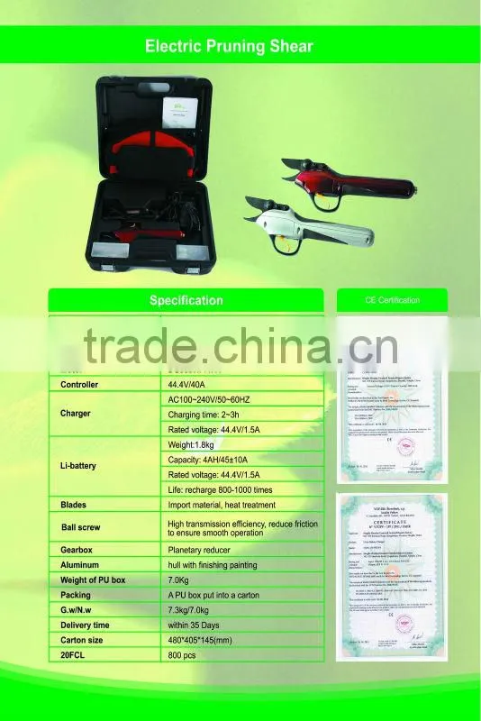 Grape Electric pruner