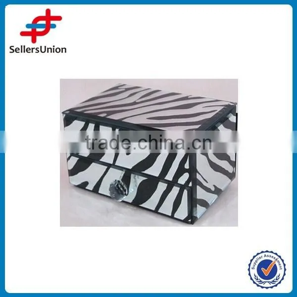 zebra design jewelry box