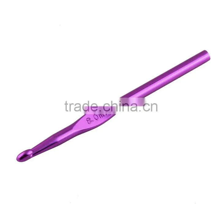12pcs 2-8mm 2.5mm Multicolour Aluminum Crochet Hook Set Knitting Needle Set