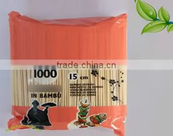 Eco-friendly bamboo round skewers