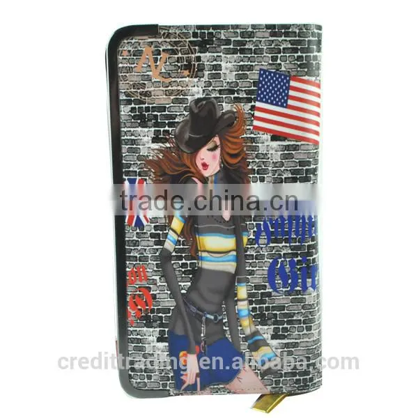 Custom Print Leather Wallet ,Money Wallet