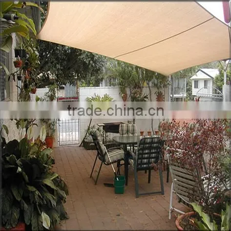 100% HDPE sun shade sail uv triangle /car park sun red shade sails sun shadow sail