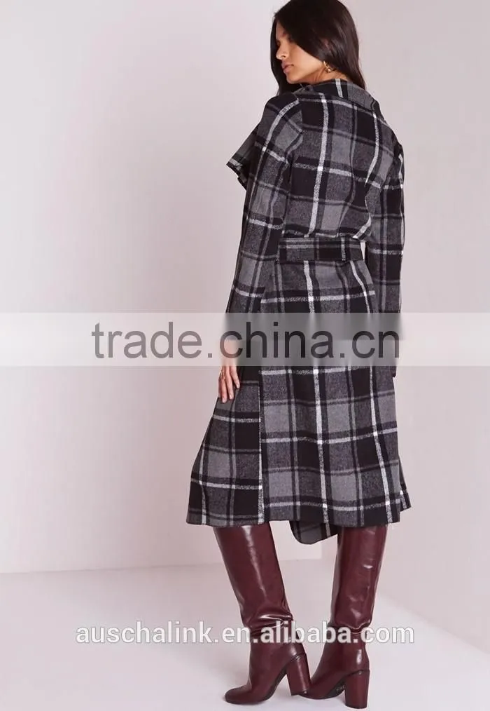 ladies fancy printed longline waterfall winter coats