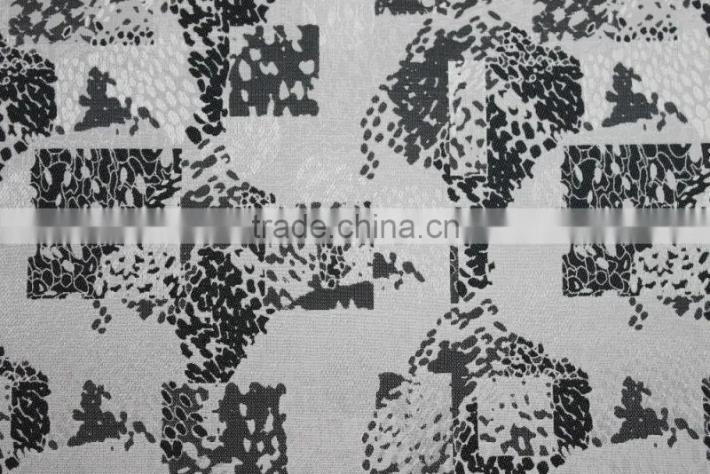 Factory jacquard polyester cheap fabric for textile