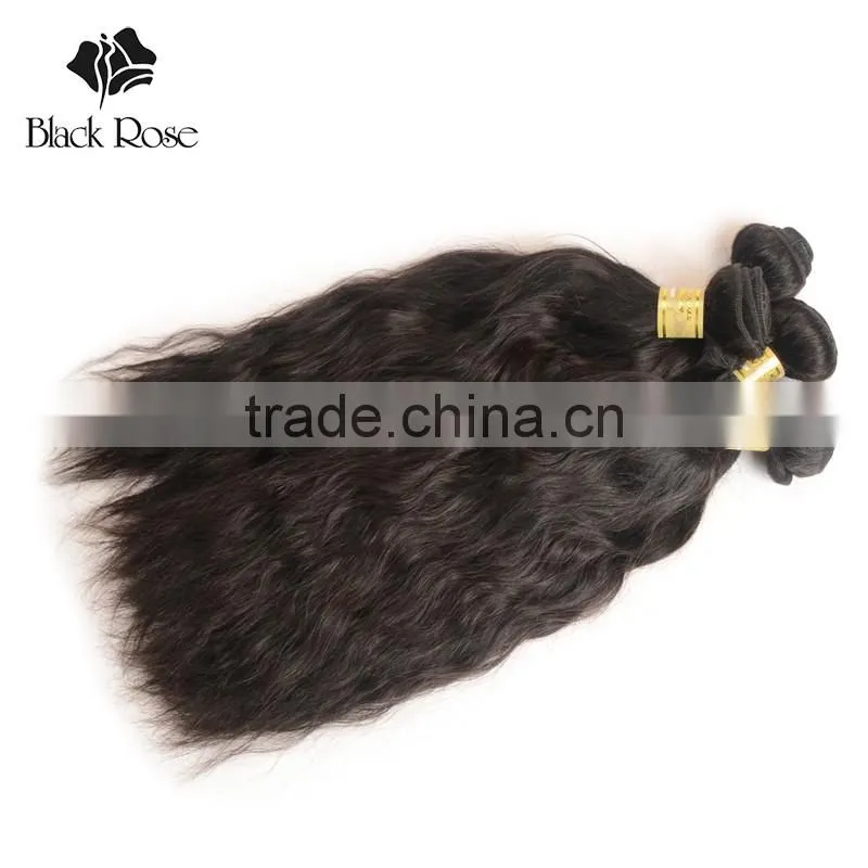 Fashionable Black Color 100% Virgin Indian Natural Wave Hair
