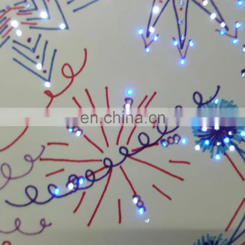 hot selling colorful led light up greeting flash card for gift