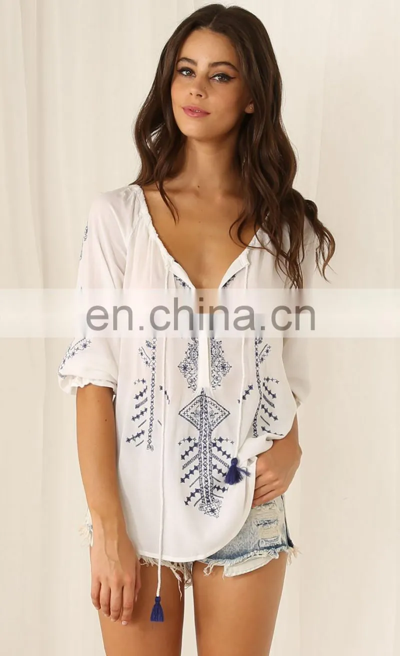 2016 The New Women Beautiful Usual Short Sleeve Fashion Shirts