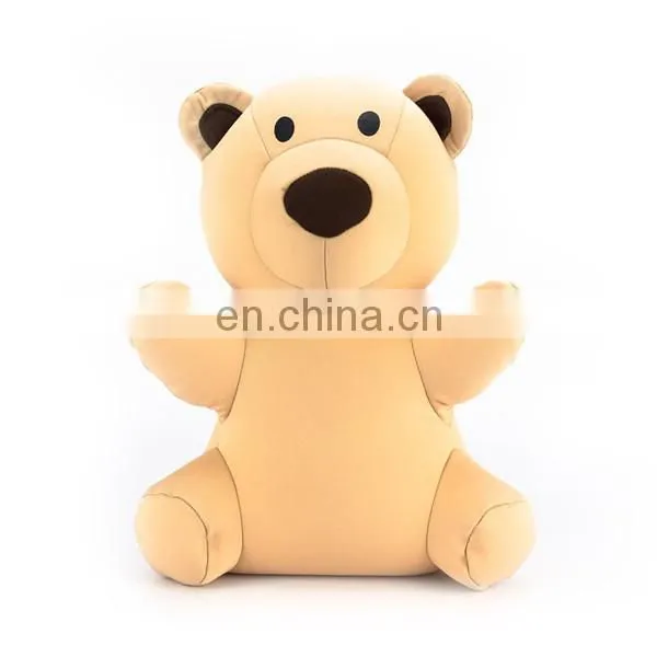 Custom Cartoon Soft Plush Giraffe Toy Memory Foam Travel Neck Pillow Fashion 2 in 1 Switch Reversible Animal U Shape Pillow
