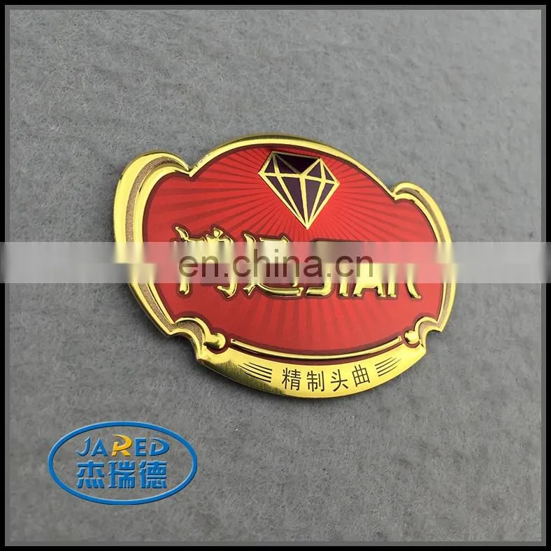 Handmade Metal Crafts Adhesive Aluminum Wine Label