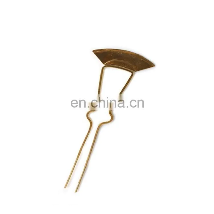 Popular customizable fashion rhinestones metal hair pin for women