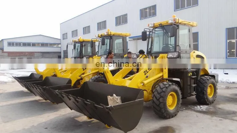 4WD mini wheel loader agriculture steering mini wheel loader with CE approved, quickhitch
