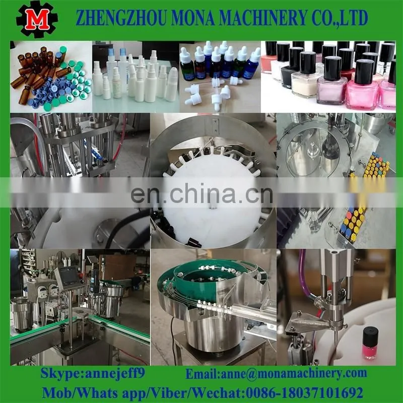 Price medicine oral liquid syrup glass plastic bottle filling capping machine with ce