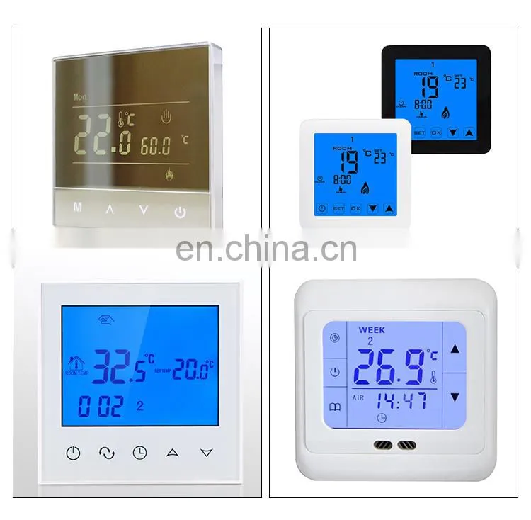 Chinese Supply LCD Screen Thermostat for Home Use Temperature