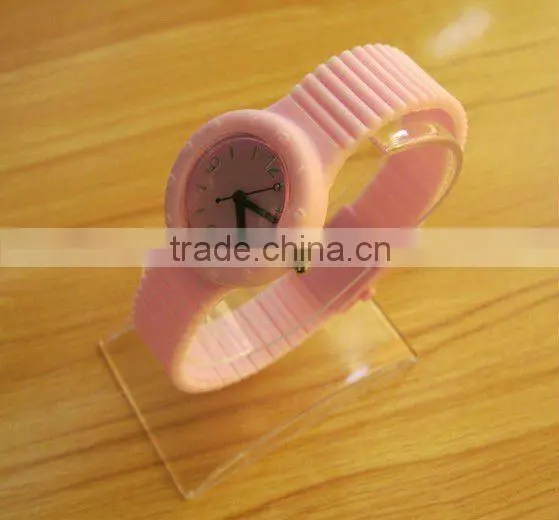 Digital watch, hot sale snap strap led watch, attractive silicon watch