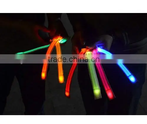 LED Illuminating Blue Nylon Wristband Bracelet 22.9cm Unisex Christmas Birthday