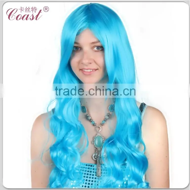 cheap beauty japanese hot orange curly synthetic cosplay wig