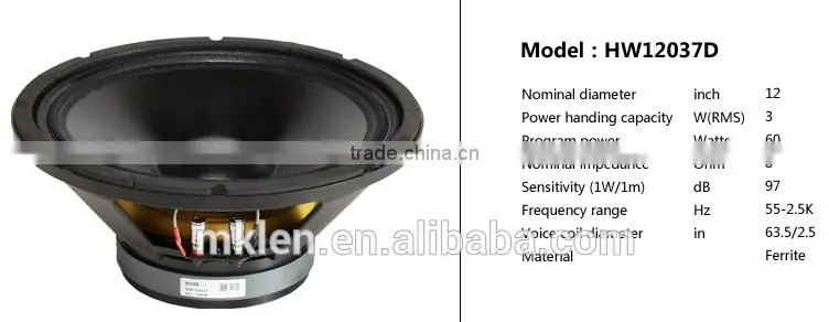 12" white stage speaker, horn speaker