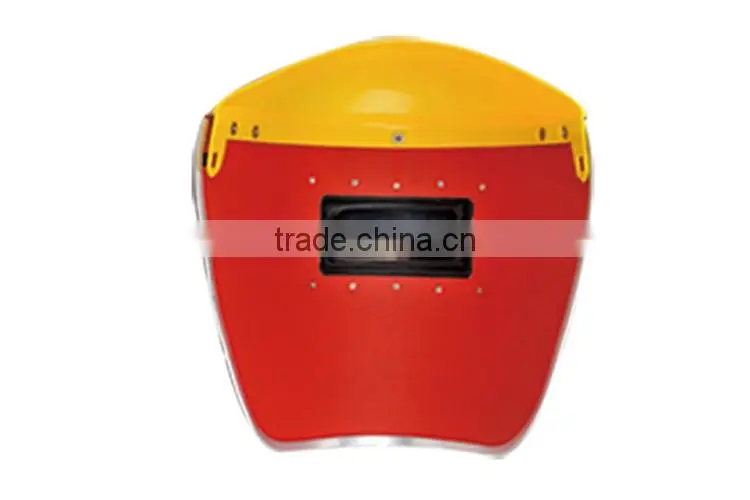 red paper safety welding mask, welding helmet and cutting helmet made in china WM067
