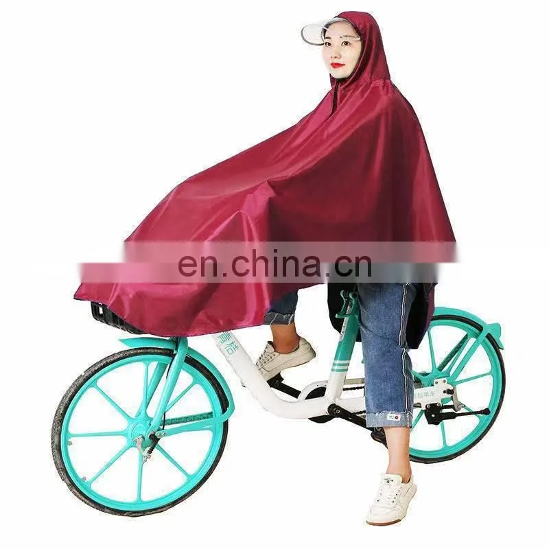 Men and women cycling poncho raincoat bicycle mountain bike junior high school students single increase
