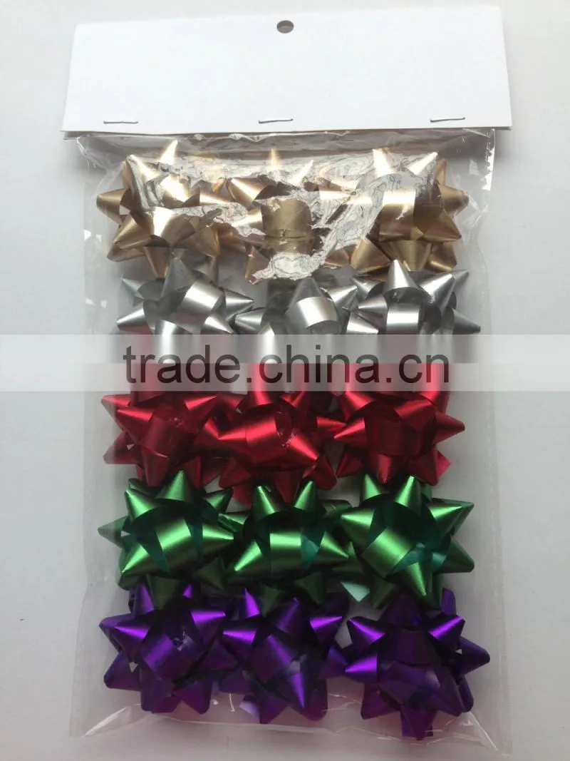 Wholesale metallic ribbon for graduation party, pp ribbon,polyester satin ribbon bow