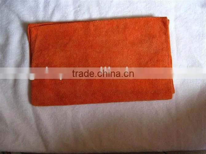 Good quality salon furniture orange microfiber towel