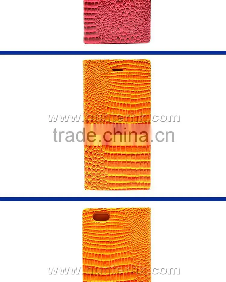 CROCO PU Leather Book Case For iPhone6S