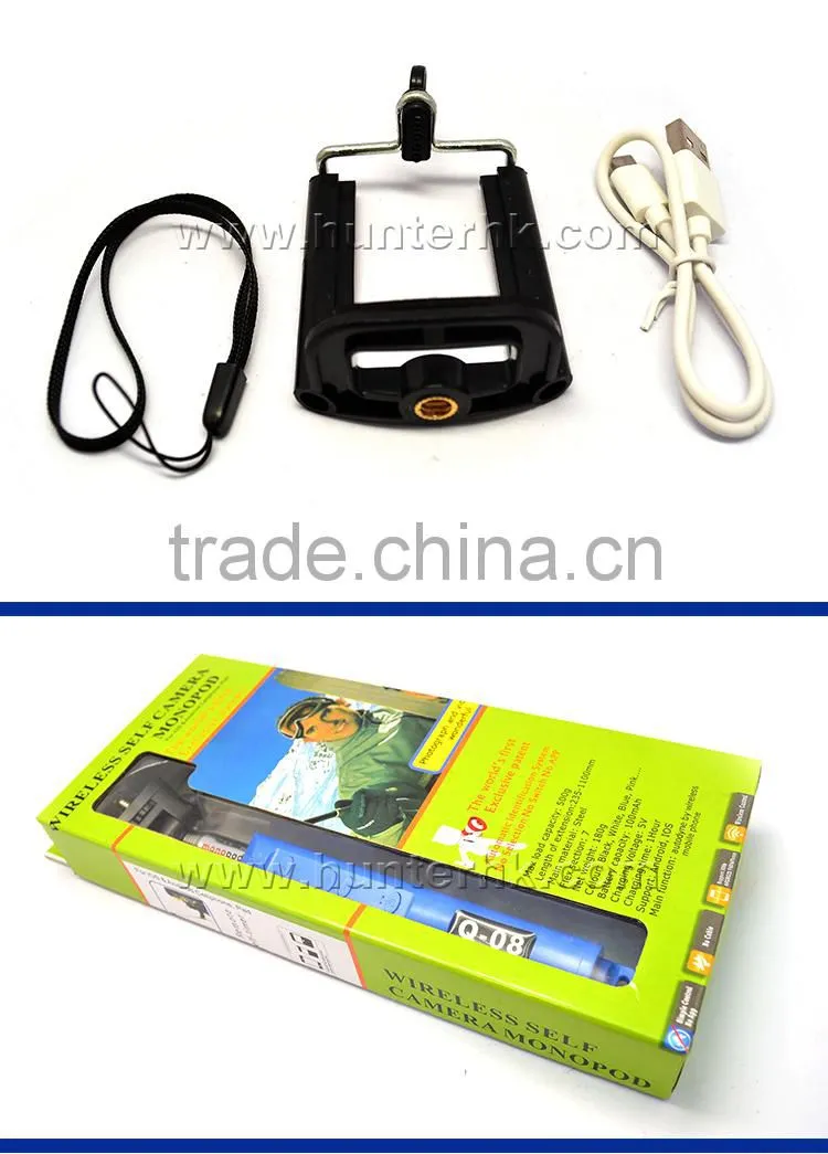 Strong Rechargeable Selfie Stick Monopod For IOS