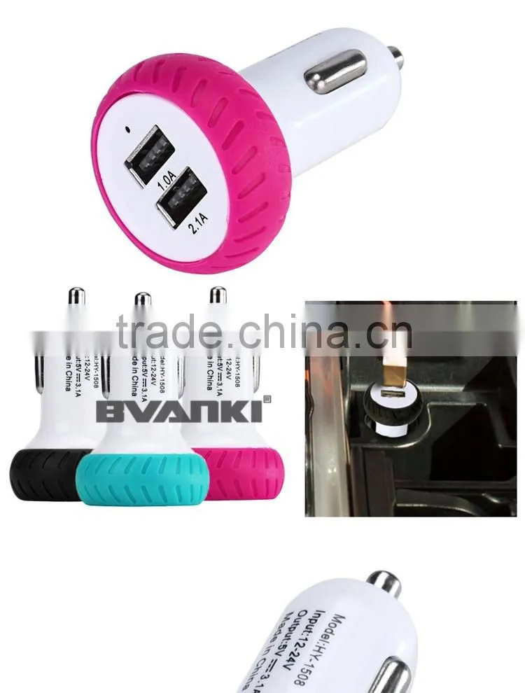 2016 trending products New Dual car usb charger quick charge 2.0 car charger Universal car phone charger bulk buy from china