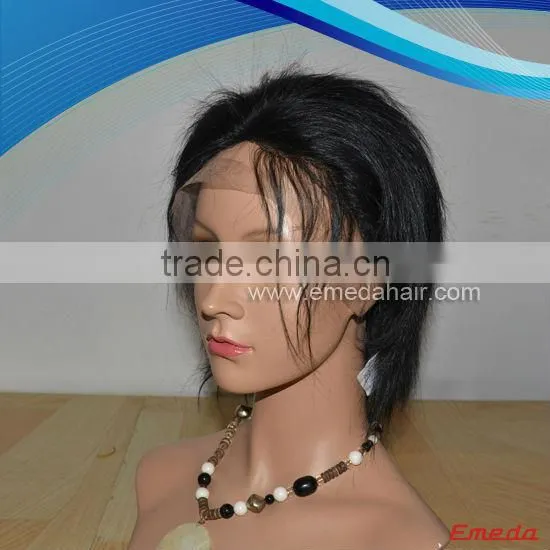 wholesale cheap human hair photos of wigs for men lace wig man
