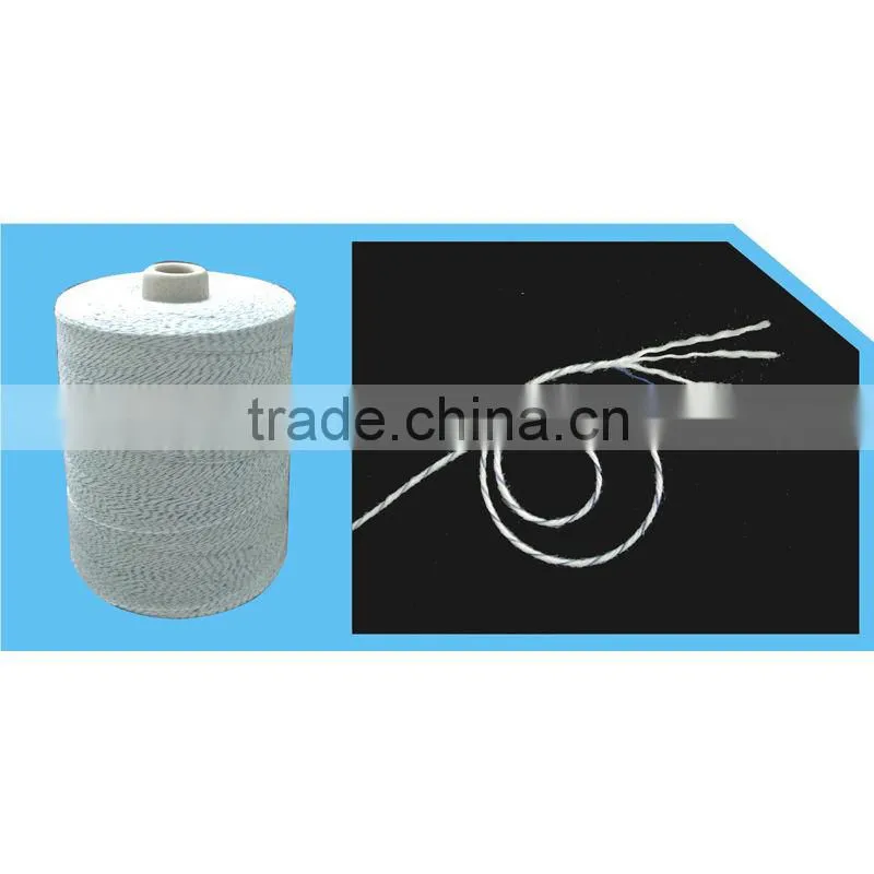 100% polyester spun bag closing/sewing thread mixed right/blue/green A3