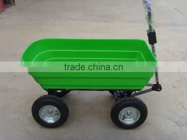 plastic garden cart/garden dump cart