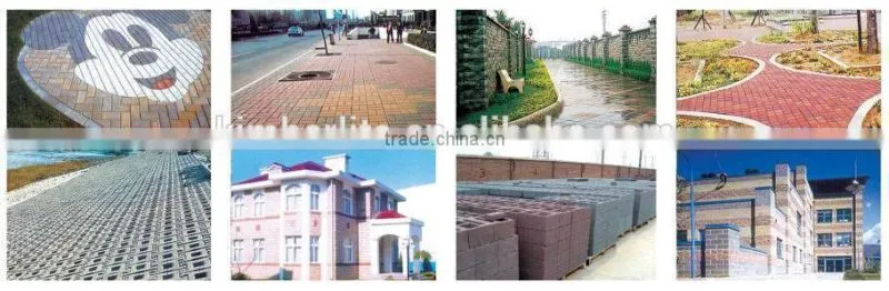 semi-automatic QT3-20 fly ash brick making machine