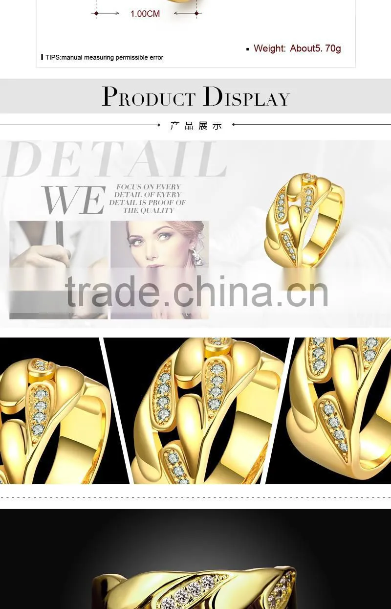 Unique design fashion jewelry ring for lady factory direct sale