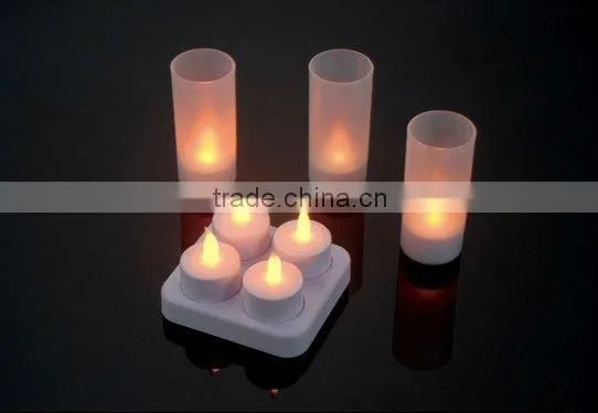 Led Rechargeable candle - 6pcs/set