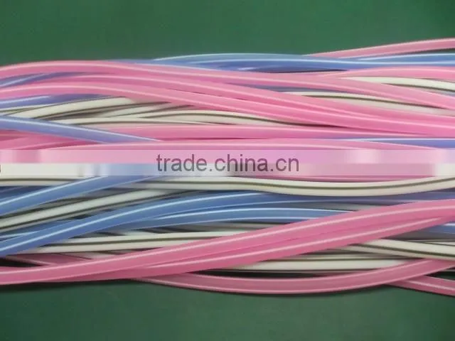 hot seller dual color silicone shisha hose with FDA/LFGB food grade