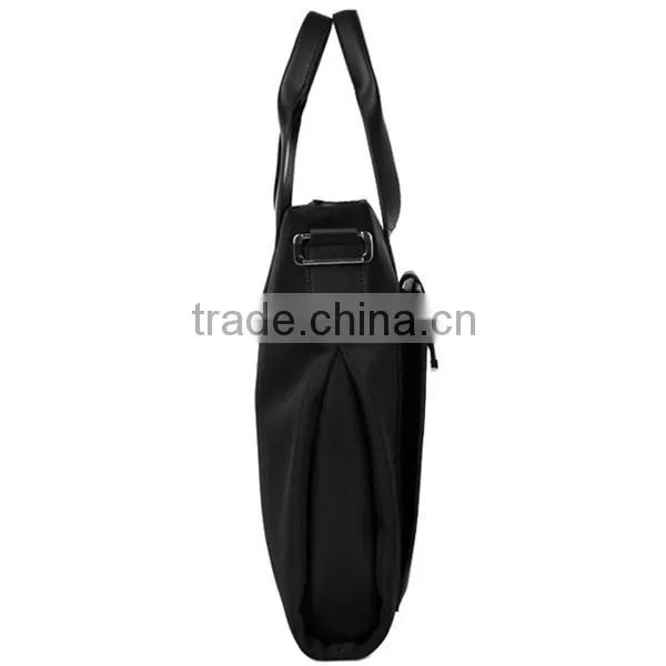 men handbag tote bag canvasTriple Gusset Laptop Tote For 14" Laptops Black/Burgundy Men's canvas bag mockup free