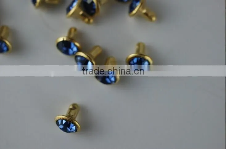 4mm/5mm/6mm/7mm/8mm Rhinestone rivet for leather