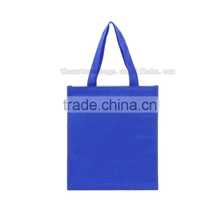 Custom Made Exceptional Lunch Silver Cooler Bag