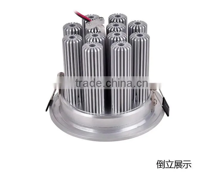 2015 New Dimmable LED Ceiling Lamp 3w 5w 7w 9w 12w LED Downlight Silver Shell