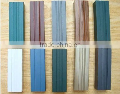 powder coating aluminum profile for window or door RAL9016