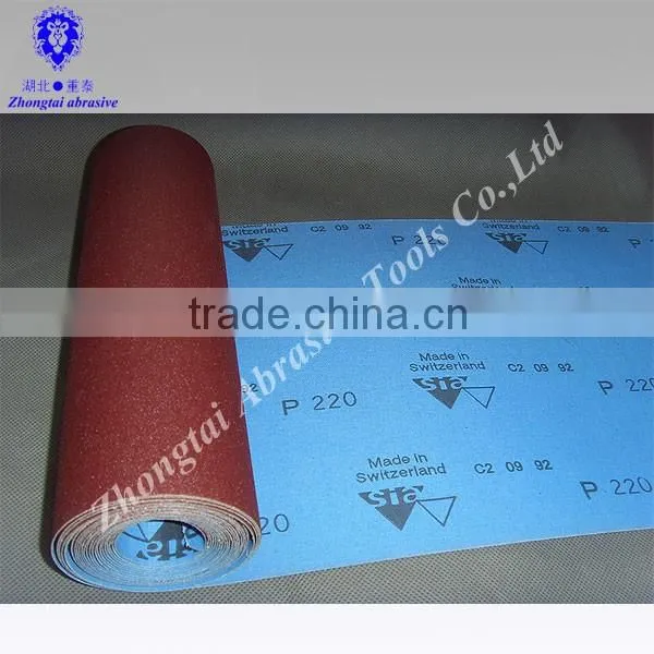 Flexible backing abrasive cloth roll/cotton cleaning cloth roll