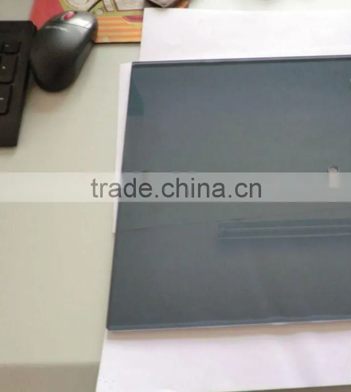 Black Ceramic Printed Tempered Glass for splash back (CE EN12150 ISO9001)