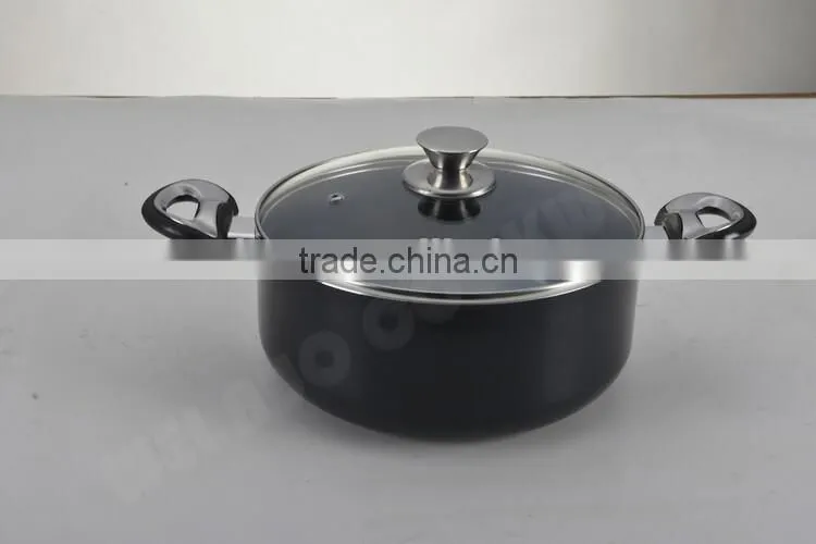2016 aluminium best sale new design non stick casserole high quality casserole sauce pot set