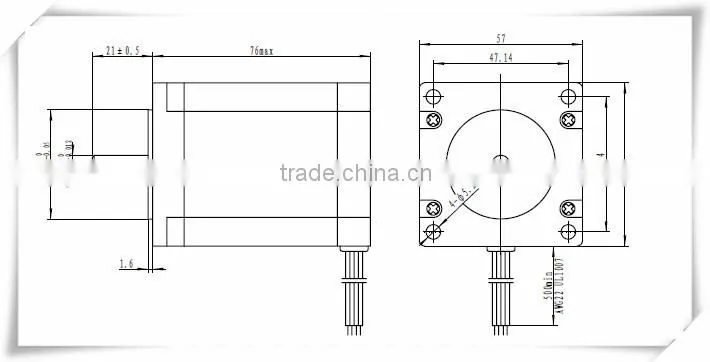 Stepper motor 4 amp nema 23