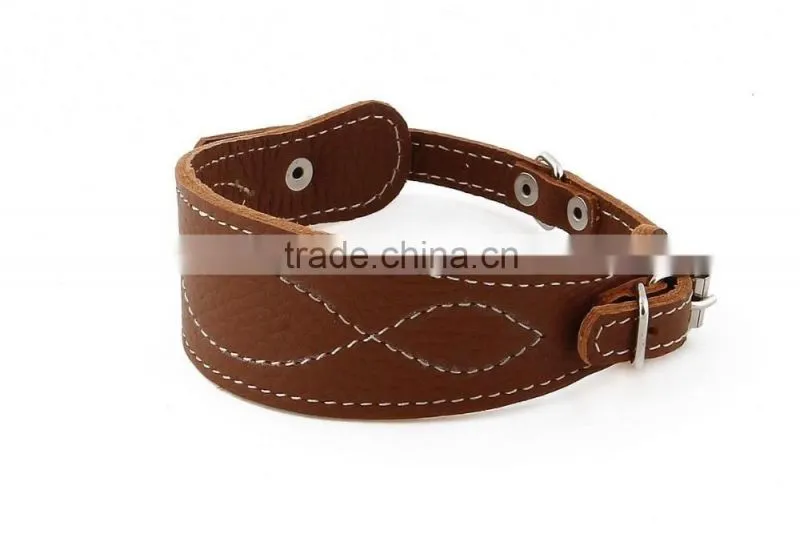 Nice pu leather dog leash comfortable puppy pets collar wholesale factory supply