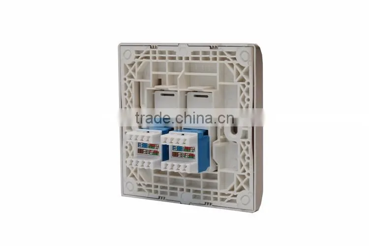 RJ45 Keystone 4 port Faceplate electric faceplate rj45