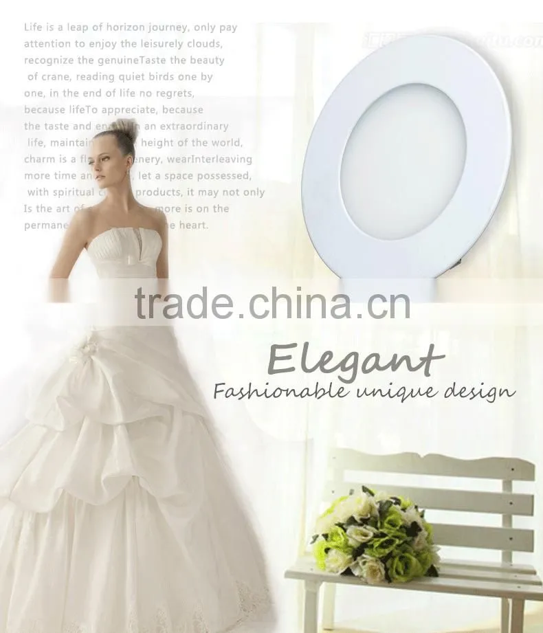 Ultra thin 120mm Recessed LED Ceiling Lights, LED Panel Light, Round Panel Price Wholesale